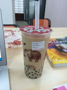 Bubble tea. Also so delicious.